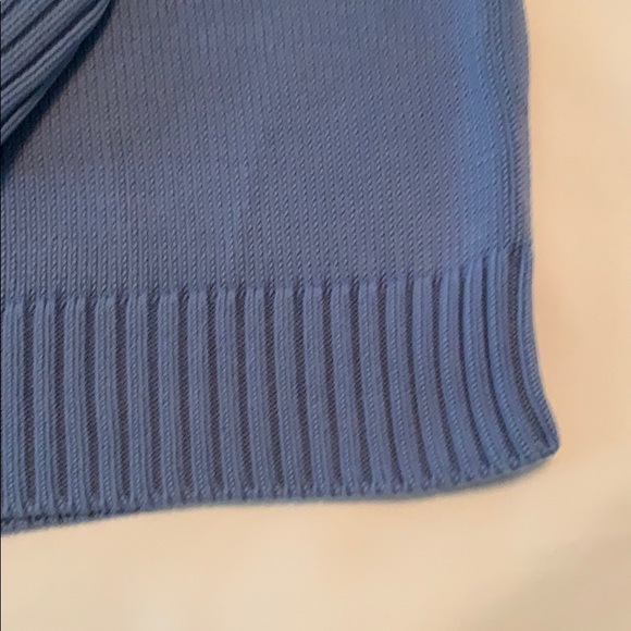 Lauren RL blue boat neck silk sweater small - Picture 5 of 6